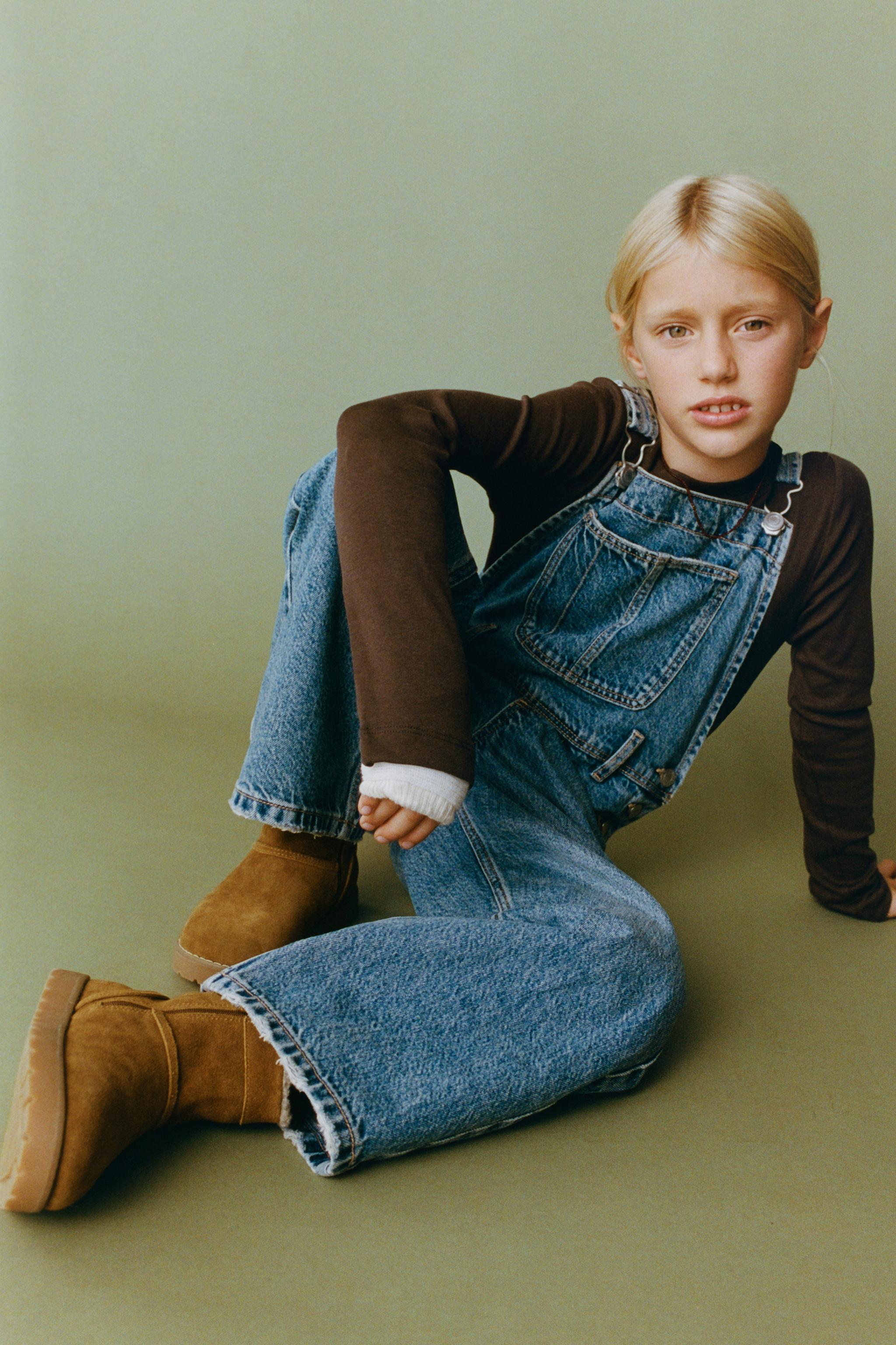 SHEARLING LEATHER ANKLE BOOTS